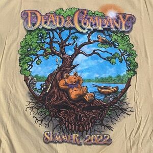 Yellow Dead & Company Summer 2022 Tee - Large